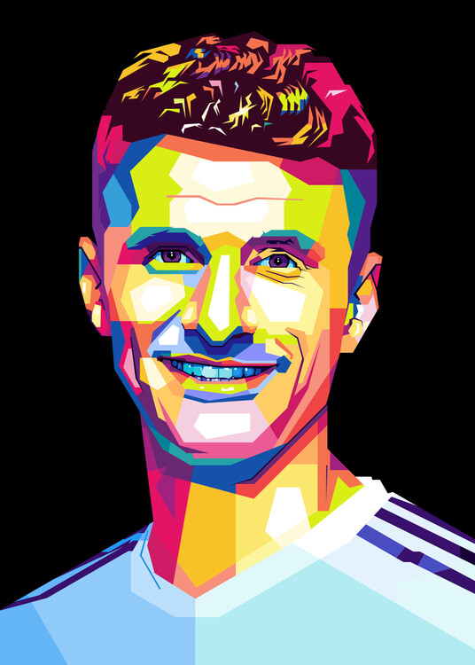 Poster football pop art