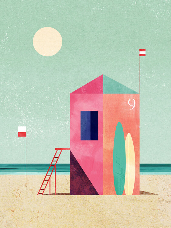 Poster Surf Hut
