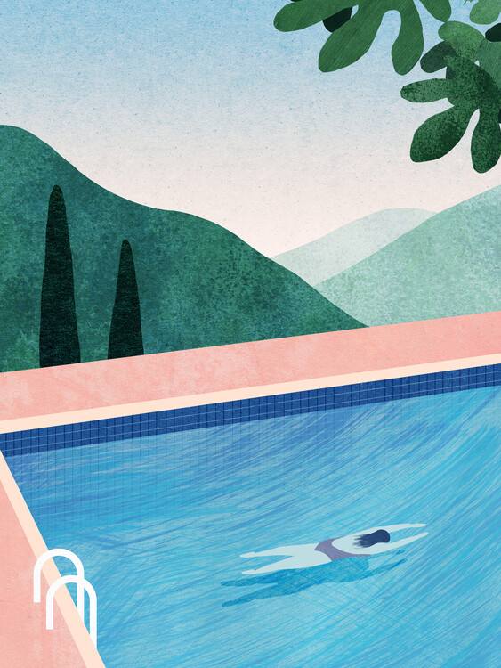 Принти на полотні Swimming Pool ii