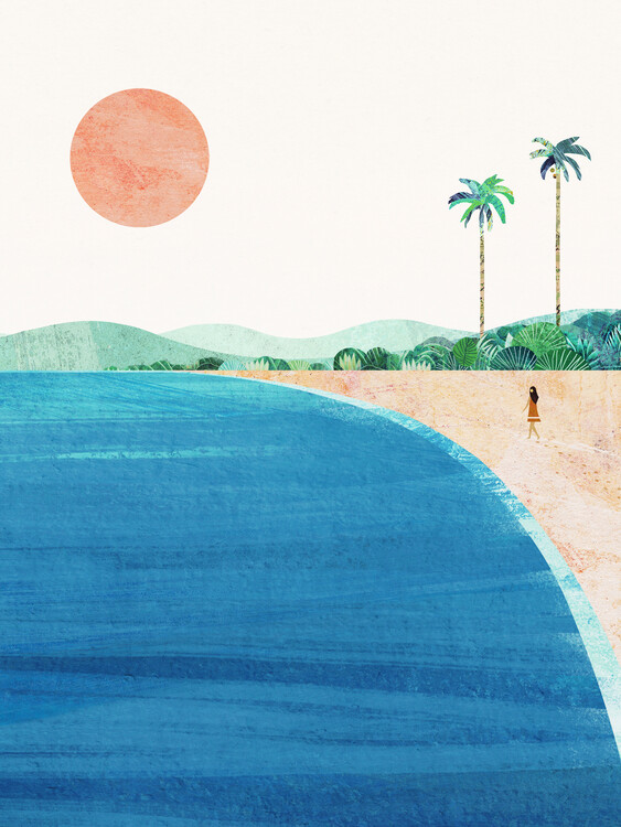 Poster Beach Girl iv