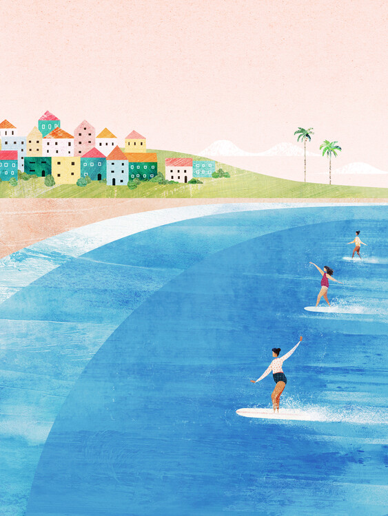 Poster Surf Beach
