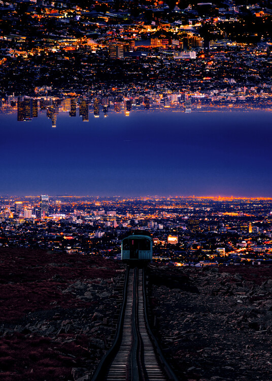 Poster City Upside Down