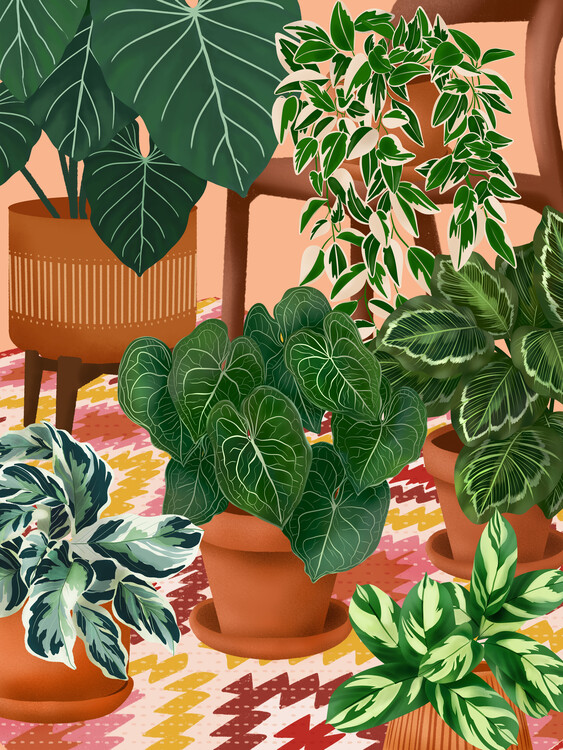 Poster Boho Plant Room