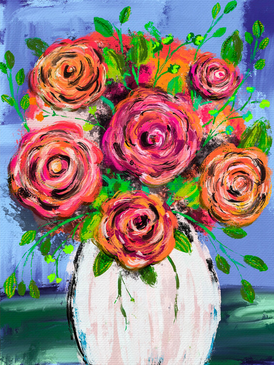 Poster Flowers in a Vase