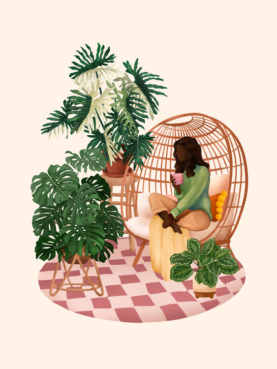 Плакат Relaxing With Plants 2
