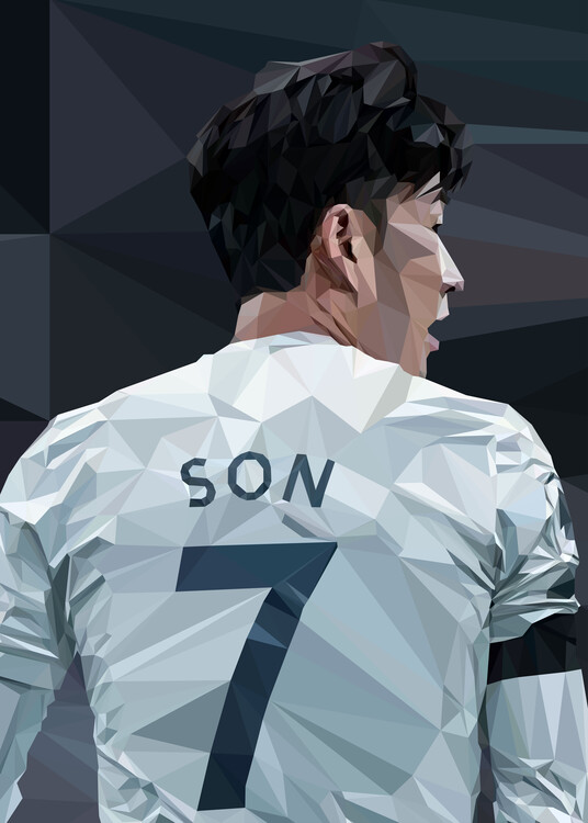 Плакат Football player