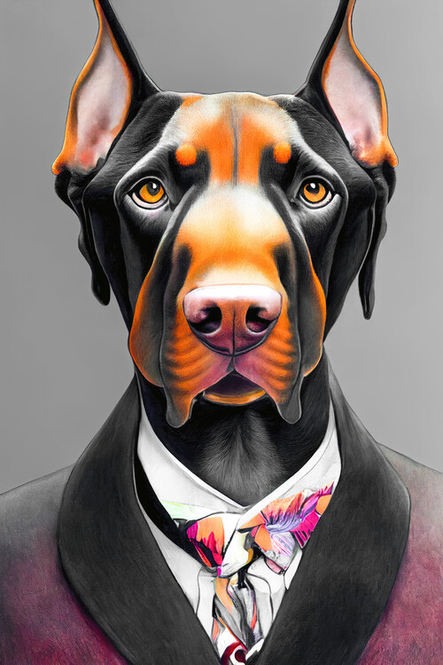 Plakat Doberman