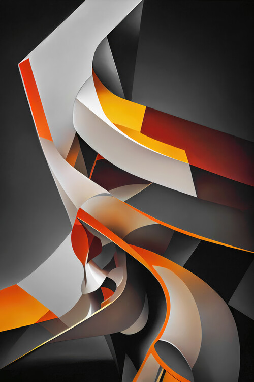 Póster Geometric abstraction