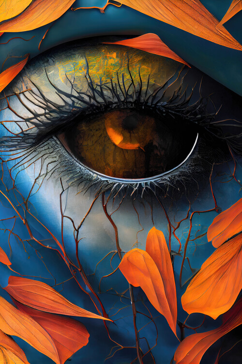 Póster Overgrown eye