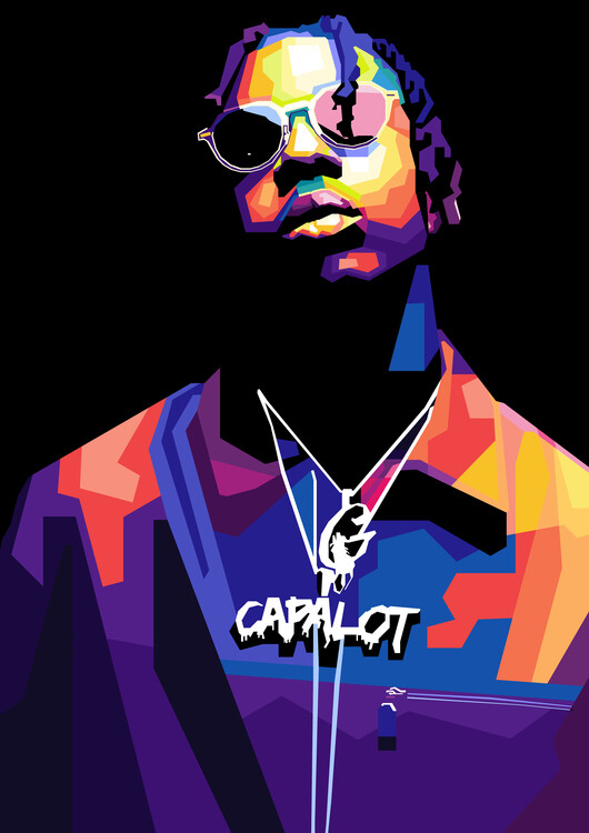 Poster polo g rapper pop art