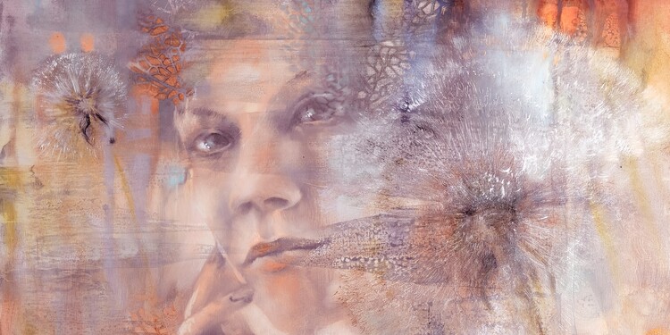 Poster The girl and the dandelion