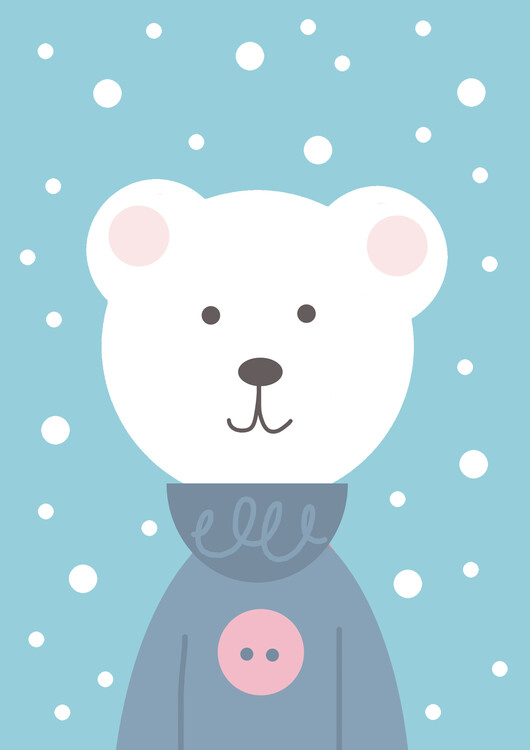 Plakát Snow Bear