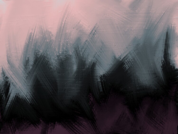 Плакат Fondo abstracto pintura al olé con espátula digital 1