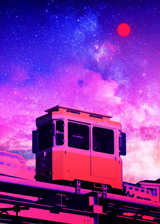 Poster Train Tokyo Dream