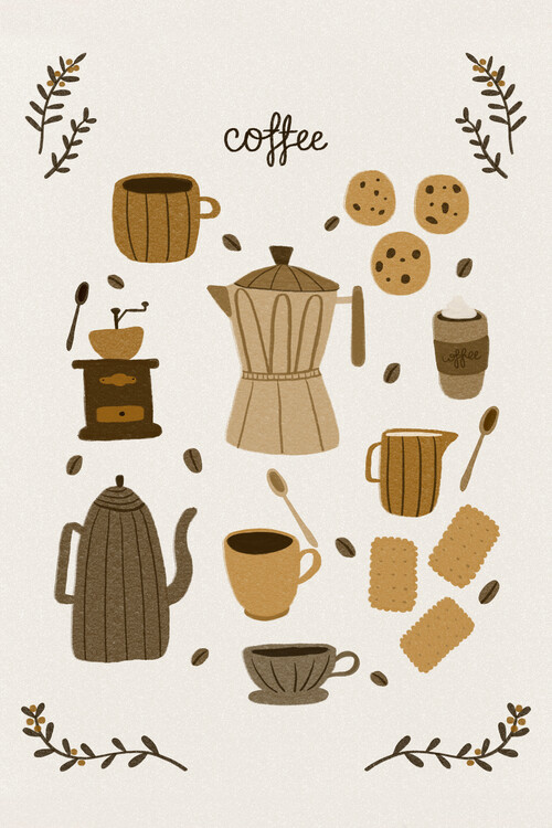 Poster Monika Szczerbinska - Time for Coffee