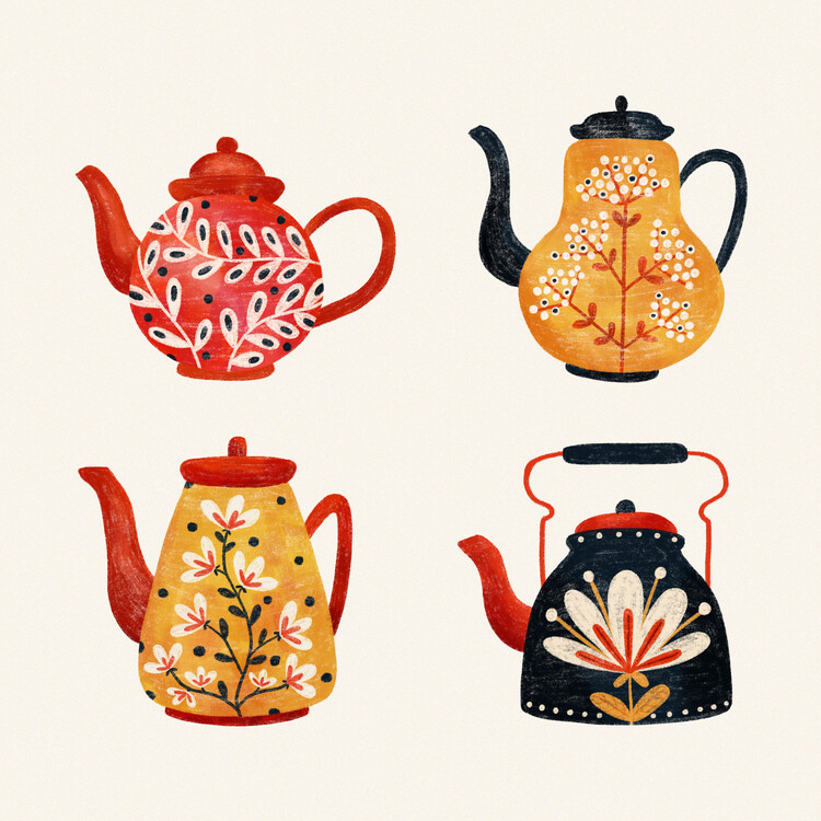 Poster Monika Szczerbinska - Teapots