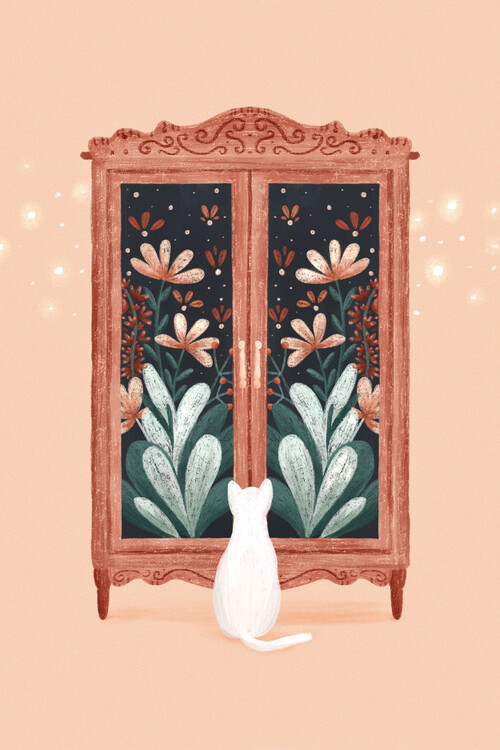 Poster Monika Szczerbinska - Dreaming Cat
