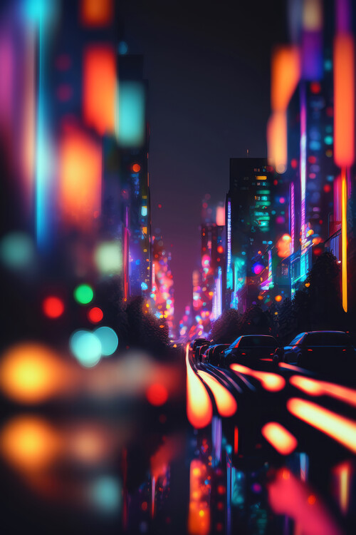 Плакат Vibrant City