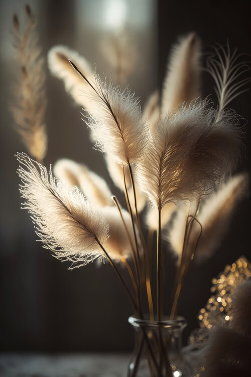 Poster Pampas Grass In Sunlight