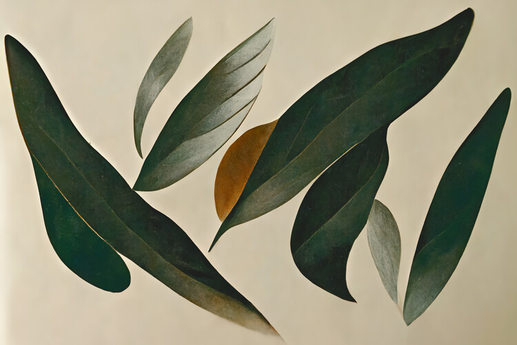 Poster Floating Leafs