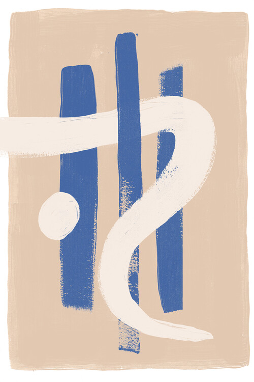 Poster Malou Studio - Athina Blue