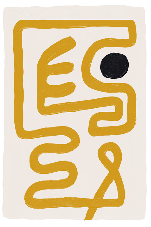 Poster Malou Studio - Aurora Yellow