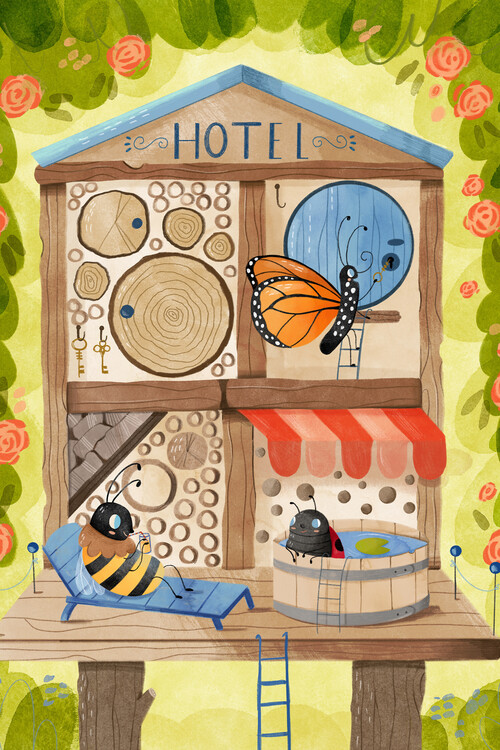 Plakát Judith Loske - Bug Hotel