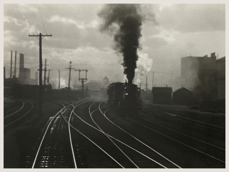 Poster The Hand of Man (The Steam Train) - Alfred Stieglitz