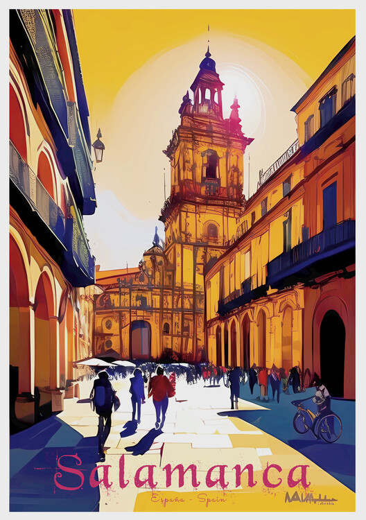 Poster SALAMANCA - Spain - Treasure trove of European Architecture