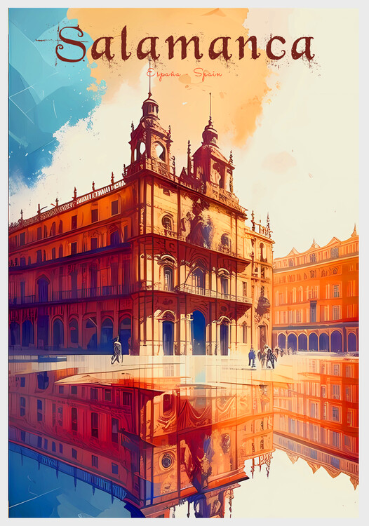 Poster SALAMANCA - Spain - The city of architectural diversity