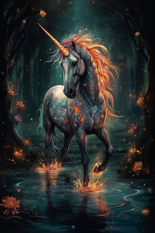 Poster Magical Unicorn