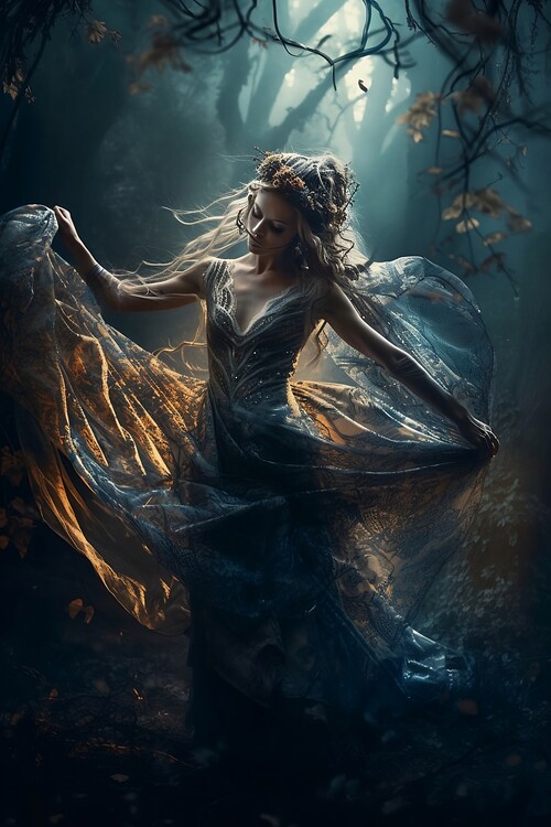 Poster Magical faerie ballet dancer