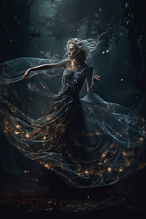 Poster Magical faerie ballet dancer