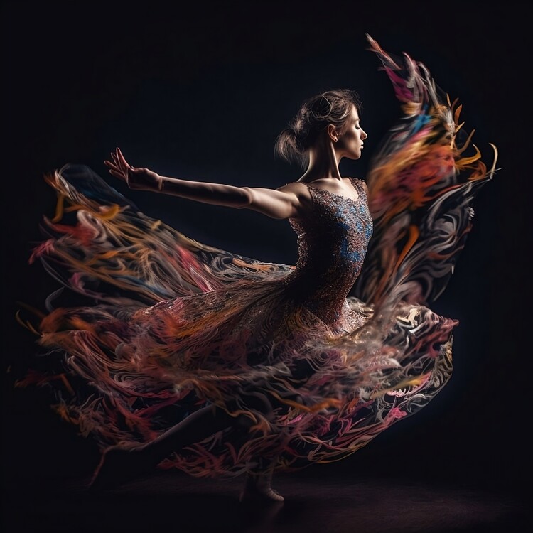 Poster Ballet dancer