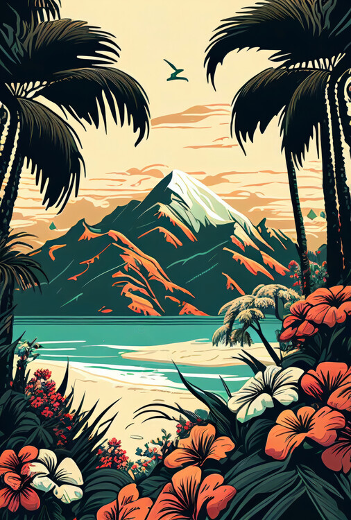 Poster Patagonia in Spring