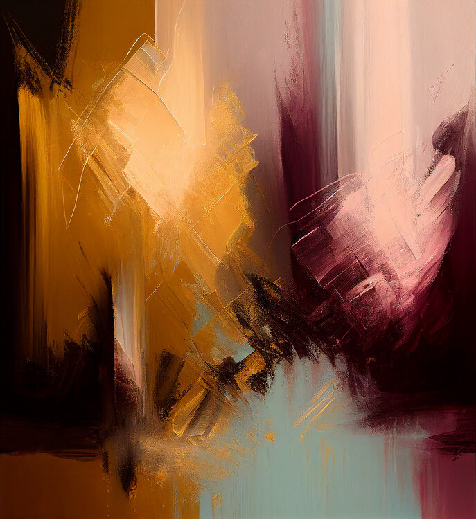 Poster Abstract Colorful Paint 8