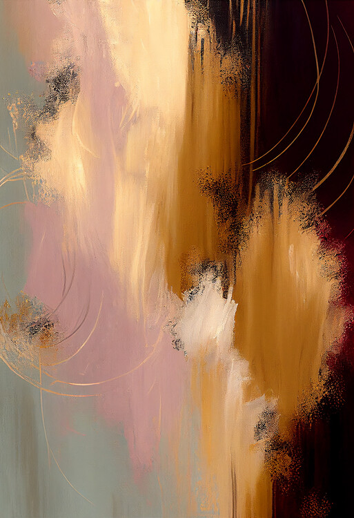 Poster Abstract Colorful Paint 9
