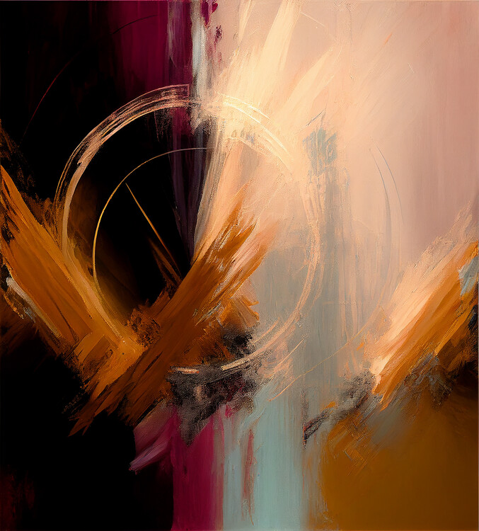 Poster Abstract Colorful Paint 11
