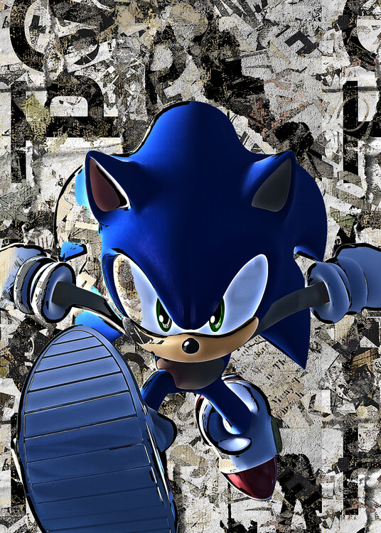 Poster Jump Hedgehog