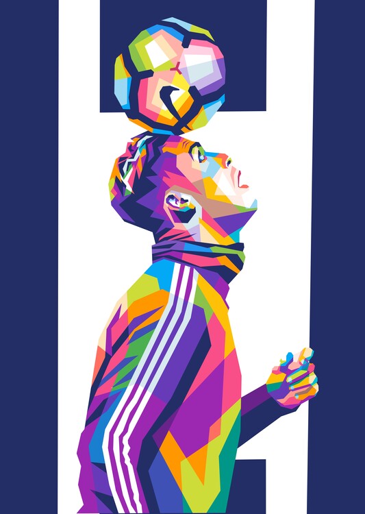 Poster Football Player