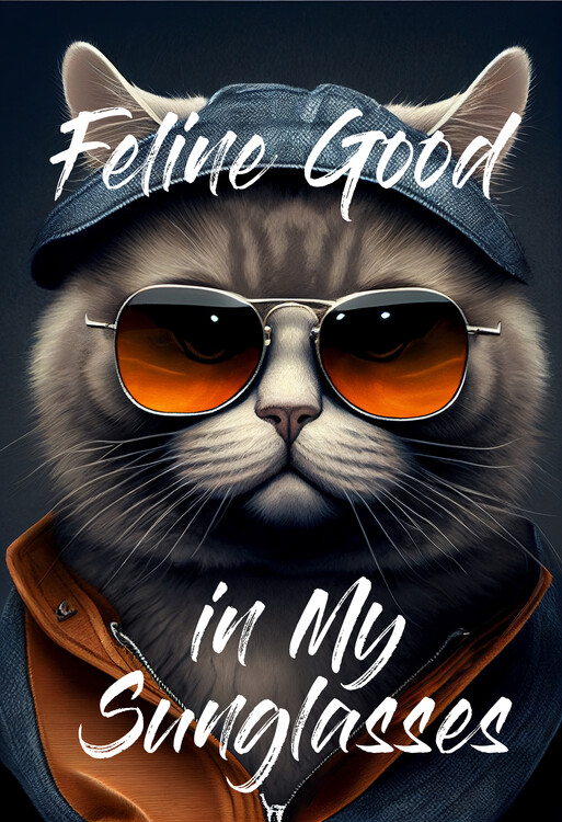 Poster Feline Good In My Sunglasses