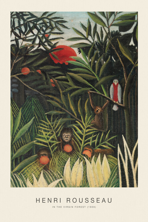Canvas Print In The Virgin Forest (Special Edition) - Henri Rousseau