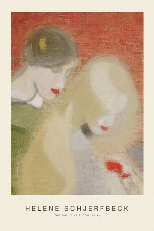 Poster The Family Heirloom - Helene Schjerfbeck