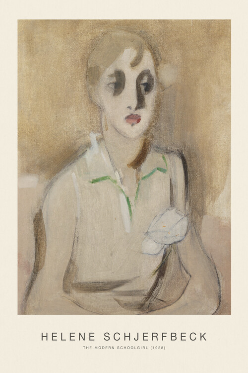 Canvas Print The Modern Schoolgirl - Helene Schjerfbeck