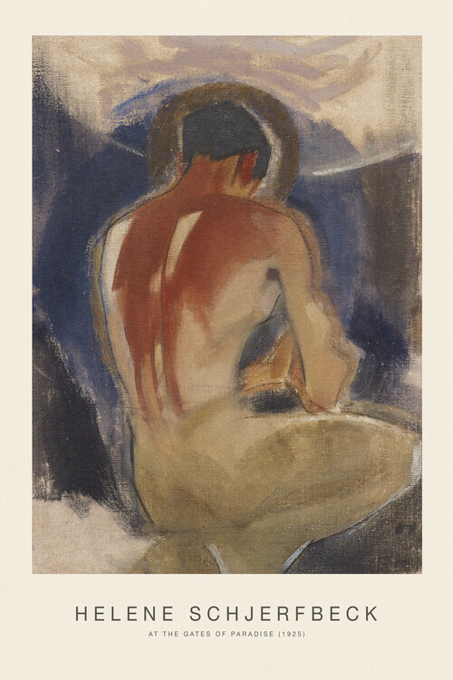 Plakat At the Gates of Paradise - Helene Schjerfbeck