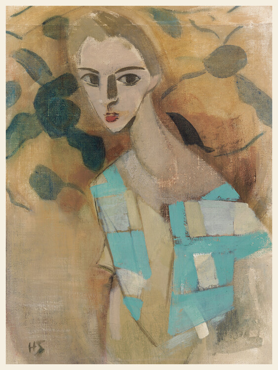 Poster The Girl from Eydtkuhne (Portrait) - Helene Schjerfbeck