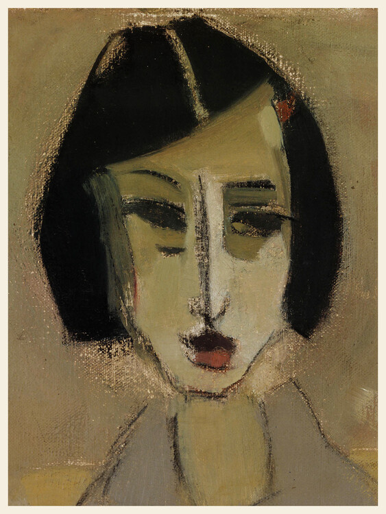 Plakat Göta (Female Portrait) - Helene Schjerfbeck