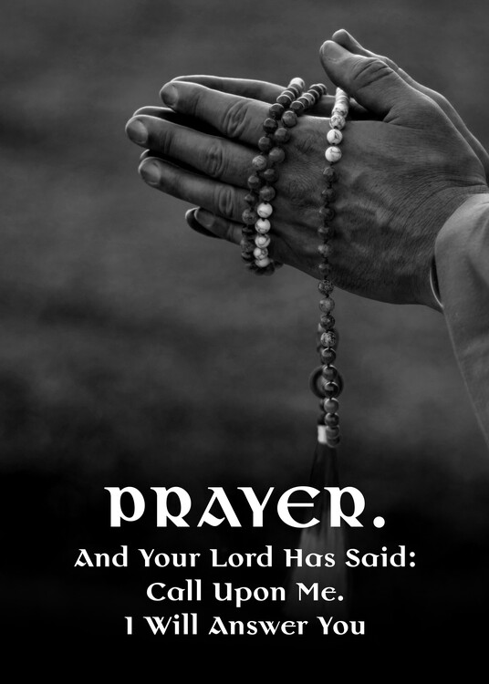 Plakát Prayer - Islamic Quote - Islam Quote
