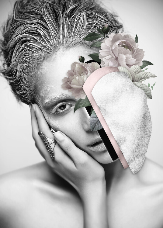 Poster modern face 2