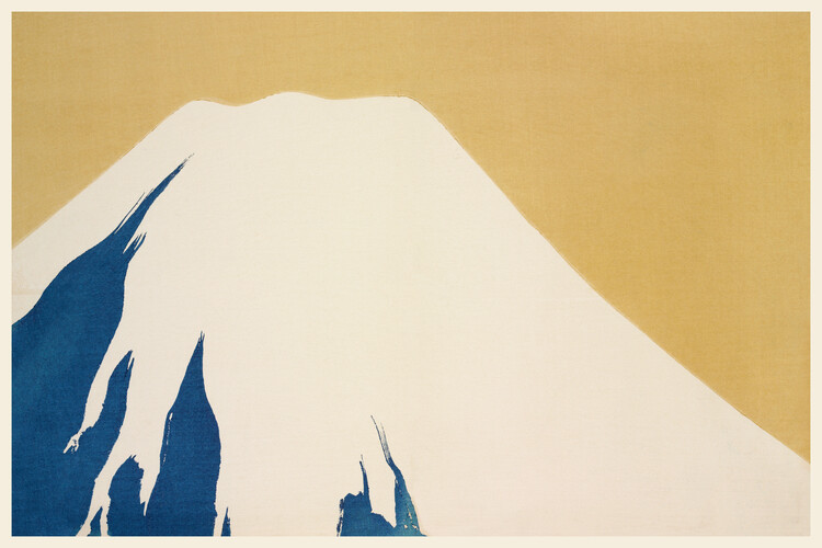 Levně Plakát, Obraz - Mount Fuji from Momoyogusa, Kamisaka Sekka, 40 × 26.7 cm
